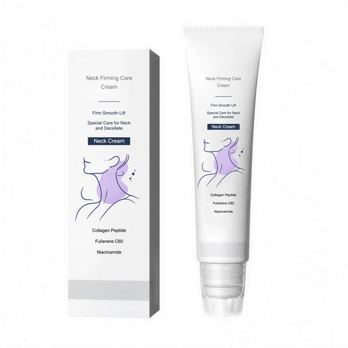 Roller Massage Neck Cream 🧴 Collagen & Hyaluronic Acid | Firms Neck, Reduces Wrinkles & Double Chin