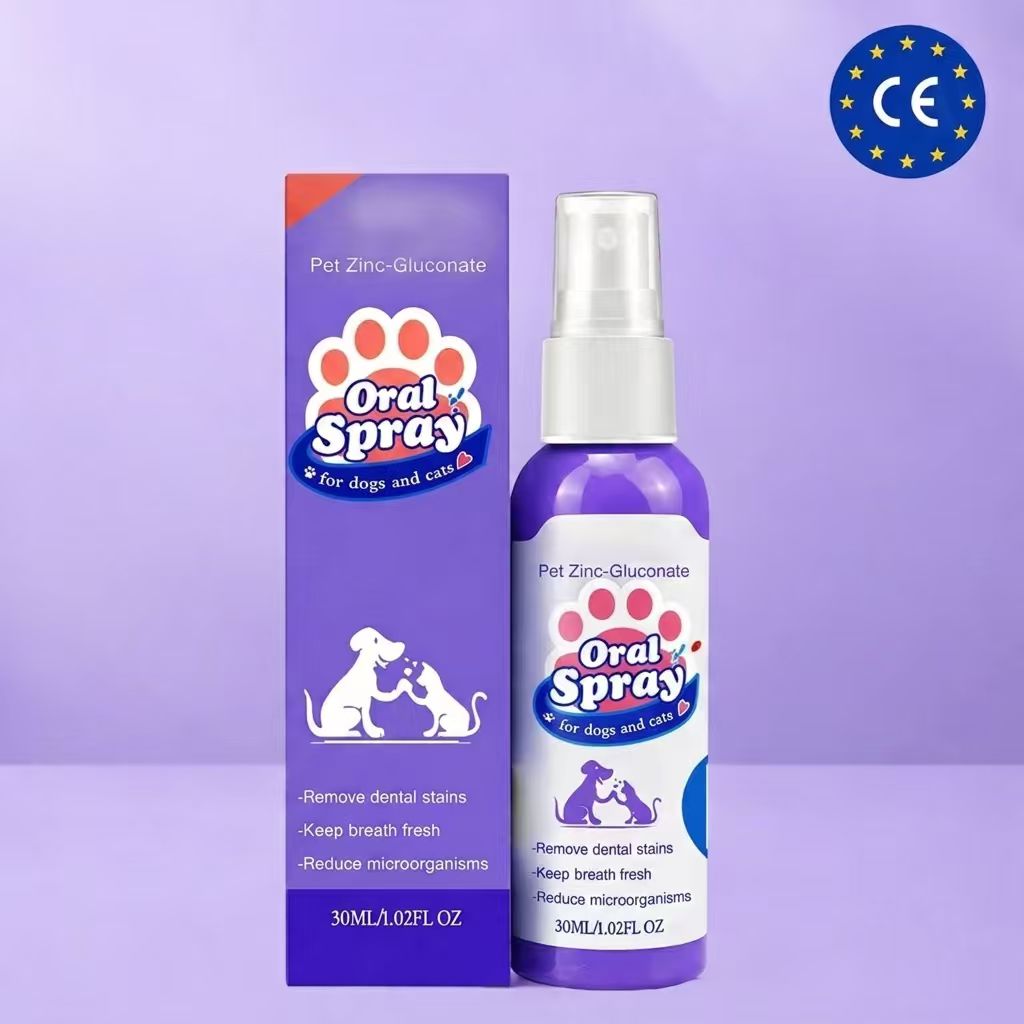 🔥Advanced Pet Oral Spray🔥 | Fresher Breath, Plaque Biofilm & Gum Care — No Brushing